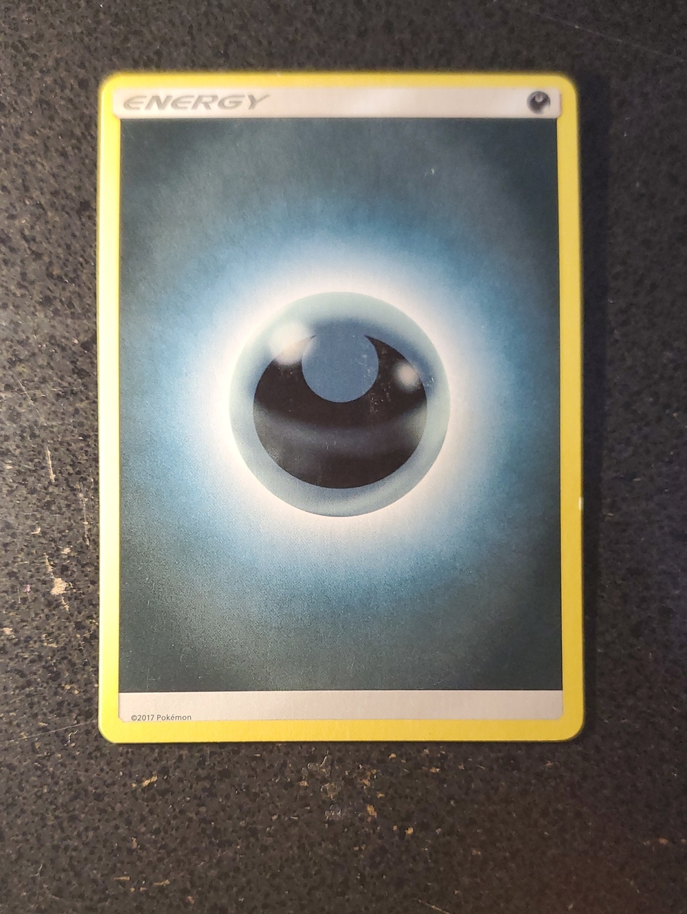 Yellow-Bordered Water Energy Trading Card -
